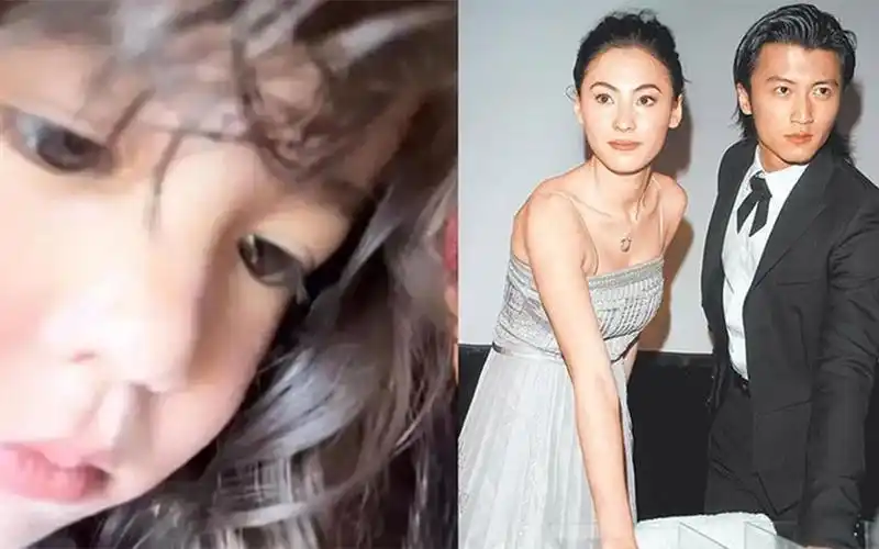 张柏芝首晒三胎儿子正脸照,长相酷似混血儿,生父至今是个迷