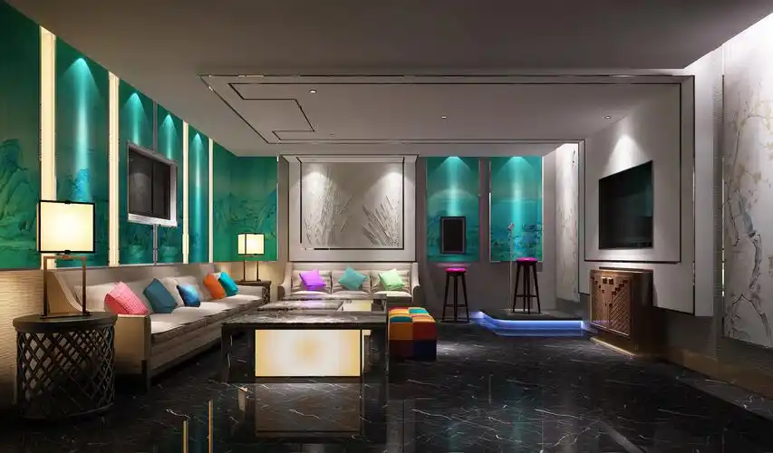 糖果树ktv现代简约装修效果图实景图