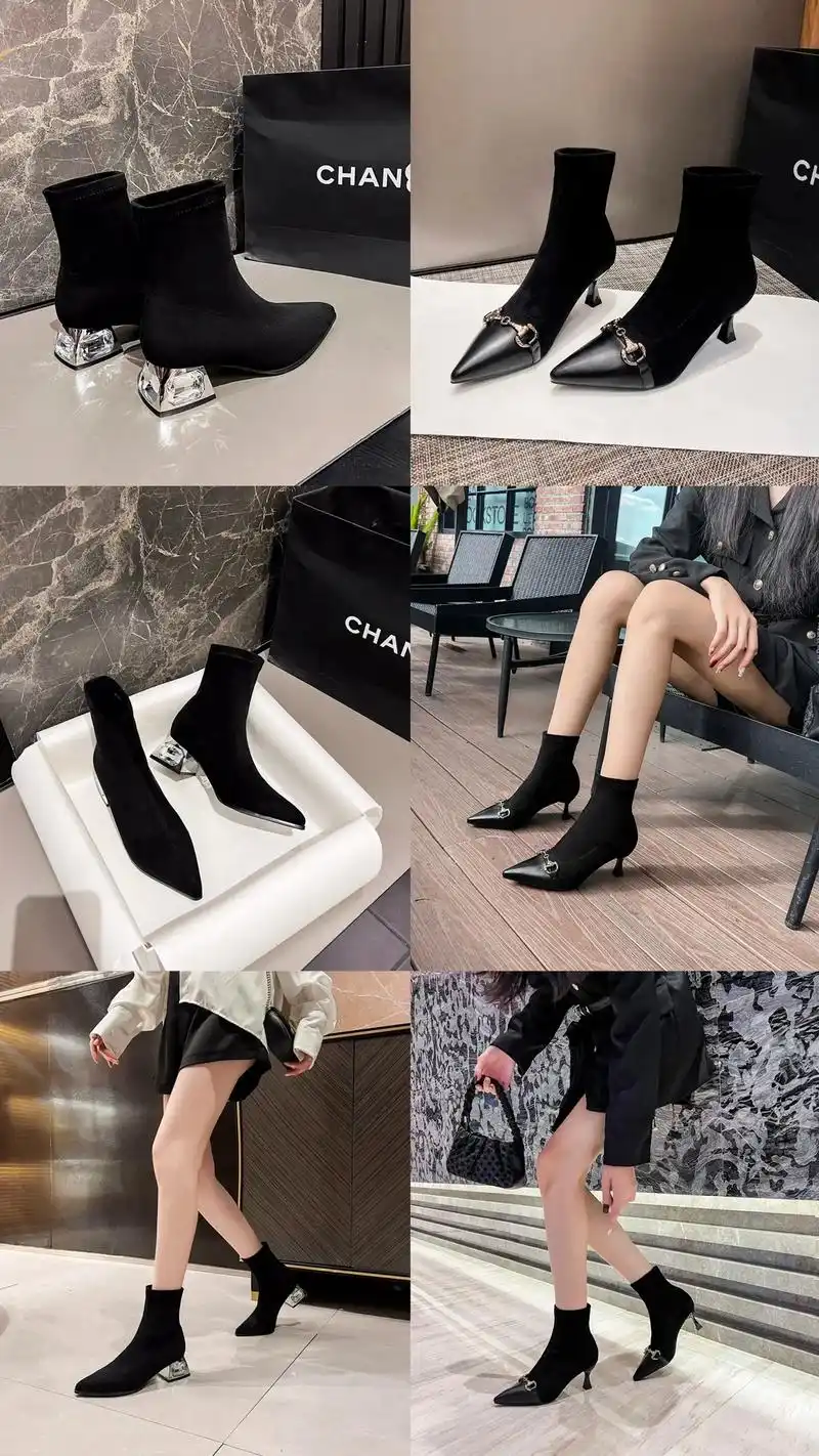 女神必备大长腿特效绒面靴子来啦!