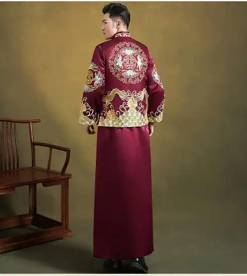 【中式秀禾服】新郎男装2020新款春夏男士敬酒服结婚古代唐装男款定制