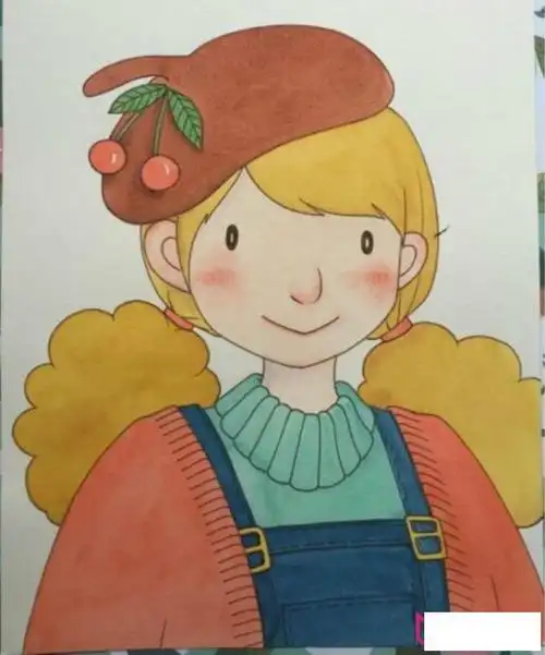 简笔画人物复杂彩色 简笔画图片大全-普车都