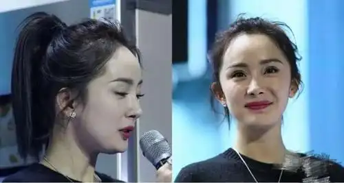 修图前的杨幂脸垮,还出现皱纹,吓坏不少网友.