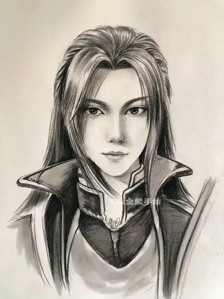 画画原来如此简单#素描绘画斗罗大陆动漫人物唐三过程技巧-度小视