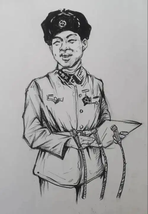 [石油工程学院]绘雷锋肖像,扬时代精神