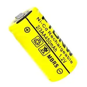 飞科刮胡剃须刀电池1.2v超人fs360fs325可充电通用更换2/3aa450m