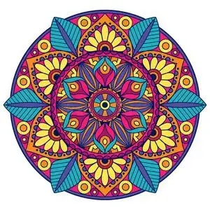 圆形绘画主题图片