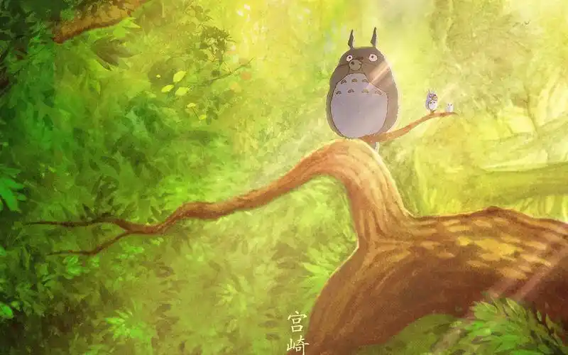 龙猫,宫崎骏,经典动漫 1080x1920 iphone 8/7/6/6s plus 壁纸,图片