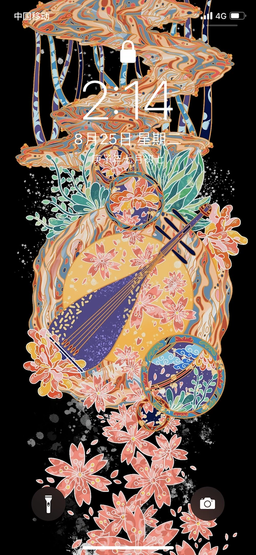 乐器系列-琵琶声响|插画|创作习作|大杯养乐多加冰 - 原创作品 - 站酷