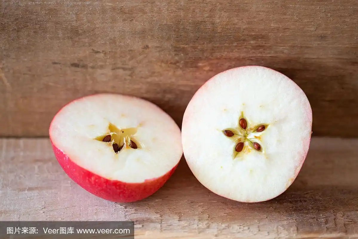 苹果,厚木板,横截面,木制,水平画幅