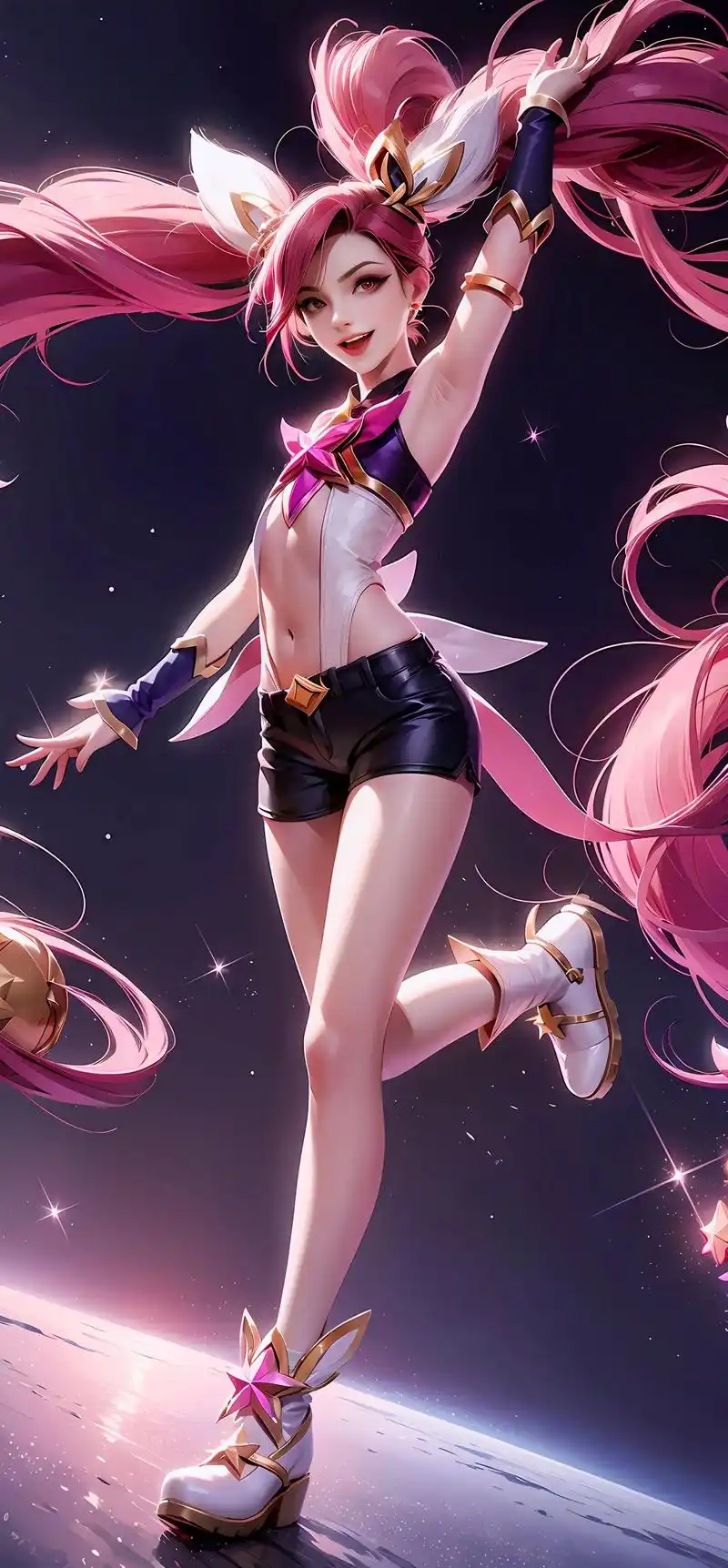 我是一颗流星,手榴弹的榴!#星之守护者金克丝 #lol  - 抖音