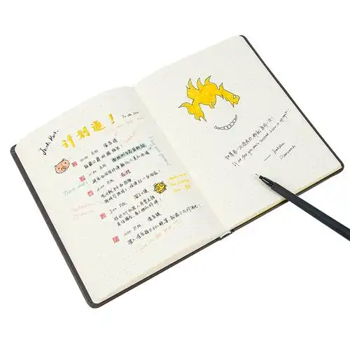 blizzard暴雪守望先锋周边狂鼠硬抄本笔记本文具日记事本附赠书签 -