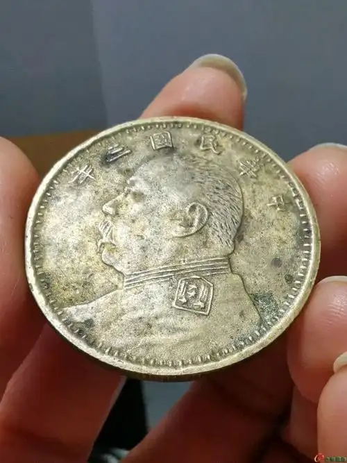 五彩熟润老包浆袁大头三年精发老私版