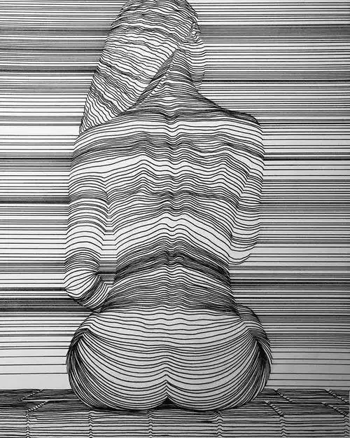 艺术神奇到没有边界,用线条起伏表现出人体美!