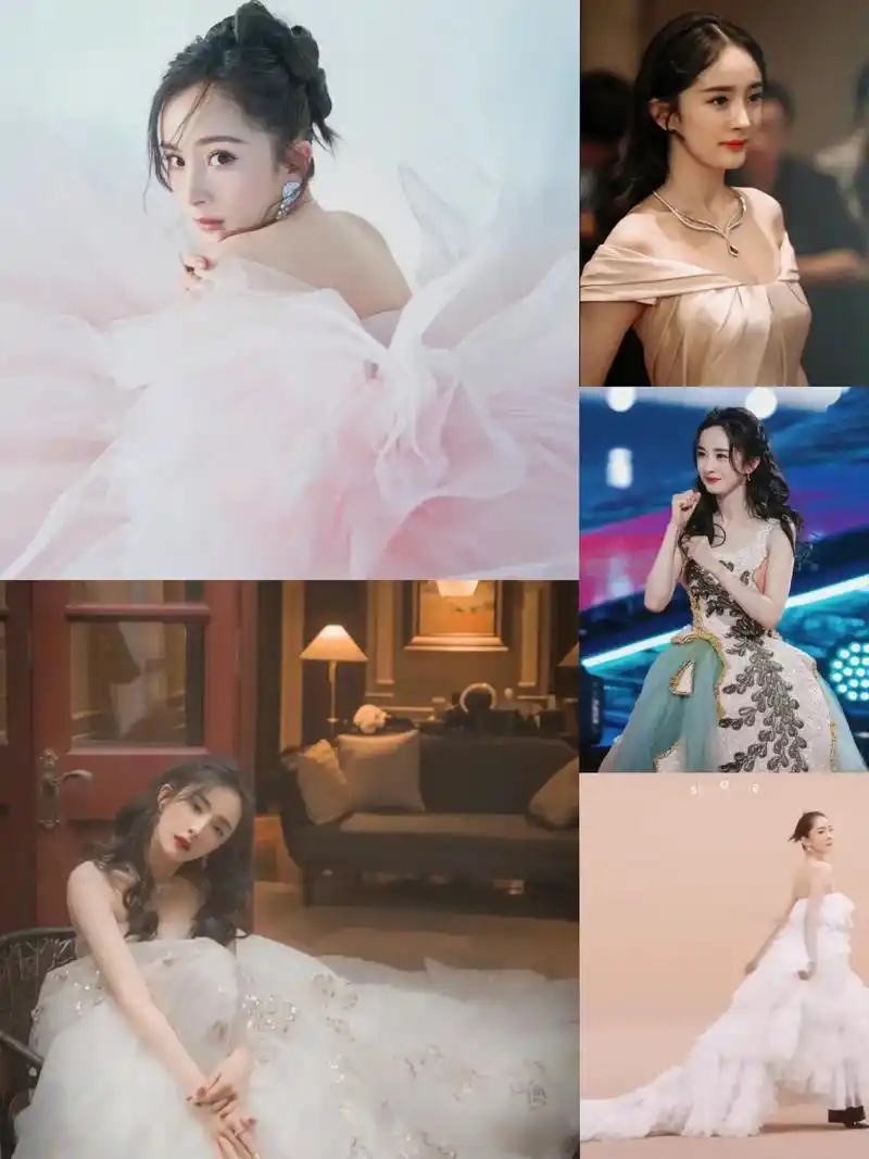 杨幂礼服.杨幂公主裙合集 #女生必看 #礼服 #杨幂 #明星 - 抖音