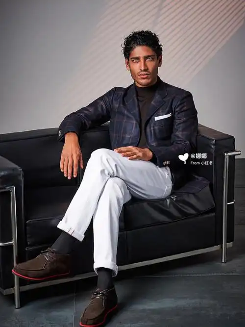 kiton经典山羊绒手工单西