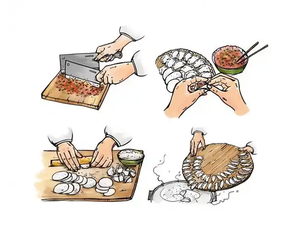 饺子步骤图