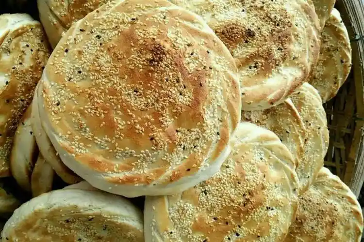 烧饼山东菏泽吊炉手工手工制制作河北缸炉烧饼河传统中式糕点