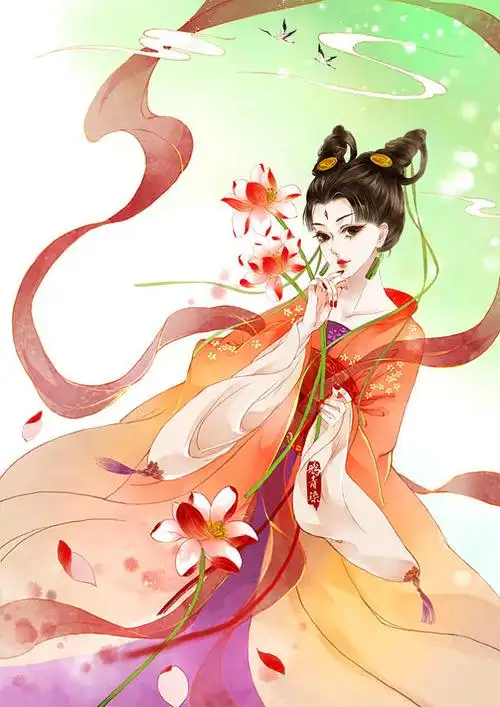 100多张古风手绘图片唯美人物精选古装美女图片高光网