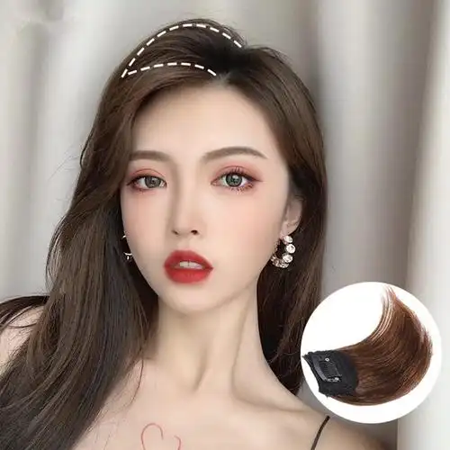 假发片女头顶补发发根蓬松贴片增发神器两边其它假发