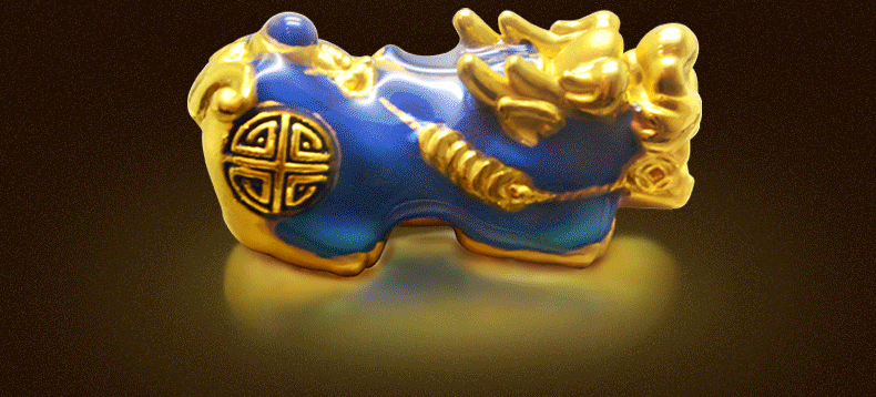 情侣手链越南沙金貔貅手链感温变色工厂批发东南亚跨境貔貅手串