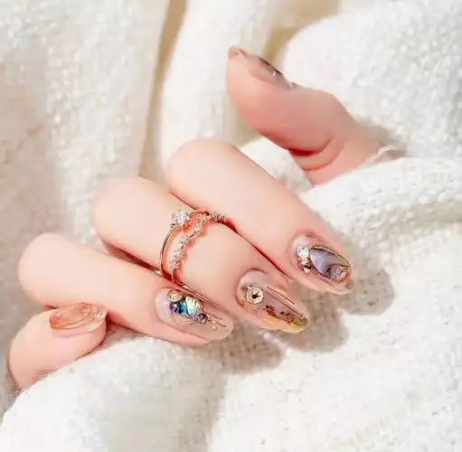轻奢风美甲精选这些美甲也太仙了吧
