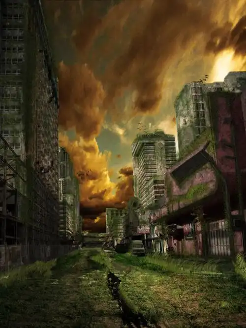 世界末日插画设计