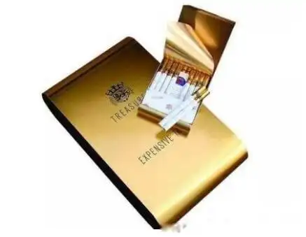 1,好彩香烟(lucky strike)2,chigar牌碎钻链子雪茄3,古巴千里达木盒