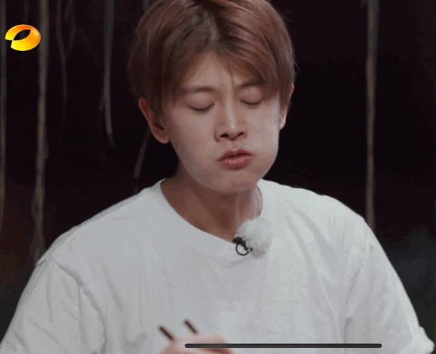 让我来!任嘉伦奶萌奶萌的吃货表情包来啦!