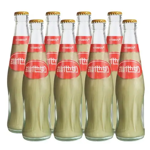 豆奶瓶装 玻璃瓶_维他奶原味豆奶饮料236ml*24瓶整箱 玻璃瓶 多省包邮