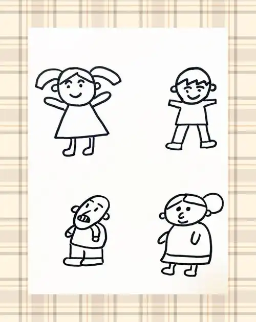 人物简笔画10039