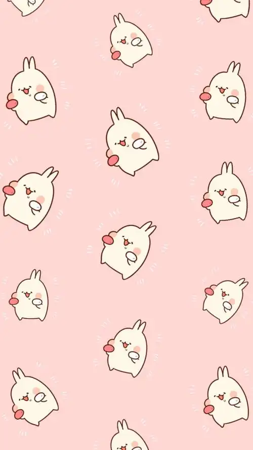 壁纸 锁屏 背景图 可爱 卡通 兔子