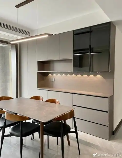 家居装修#你家餐厅缺个这样的餐边柜,18款餐边柜样式设计图_#美好