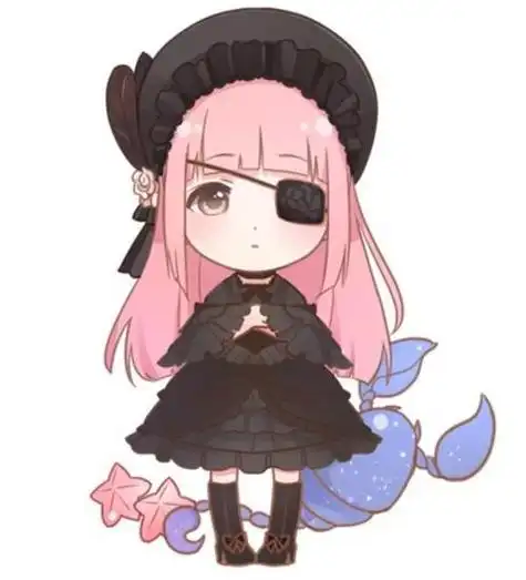 奇迹暖暖天蝎座的简笔画