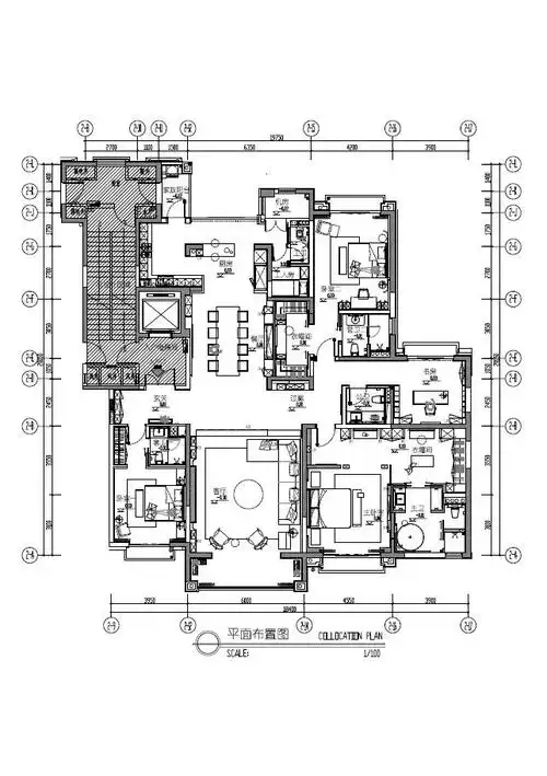 青岛卓越天元 350户型大平层样板房