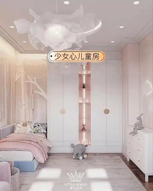 少女心公主房这也太让人心动了