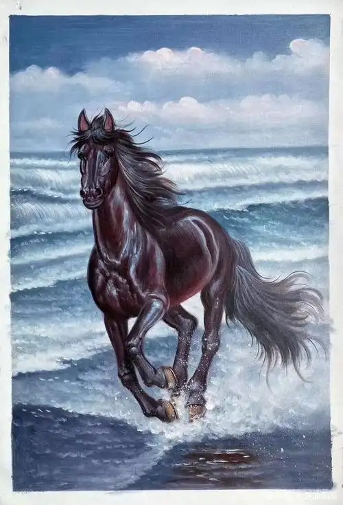 深圳大芬油画 骏马图