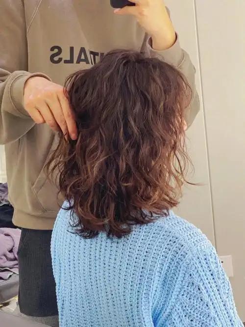 分享个羊毛卷烫发对于发量的女生太香了