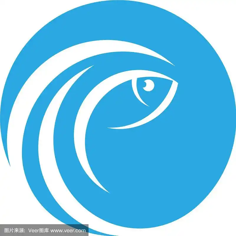 鱼标志模板图标