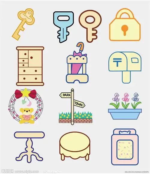 卡通物品图片