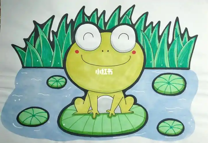 池塘里的小青蛙