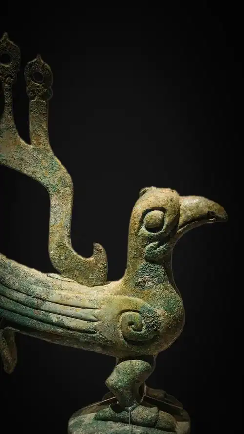 三星堆青铜树上的太阳鸟,图片 - 真棒壁纸