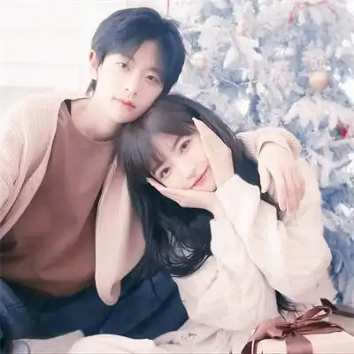 情侣头像真人两张配对唯美情侣专用微信头像恩爱