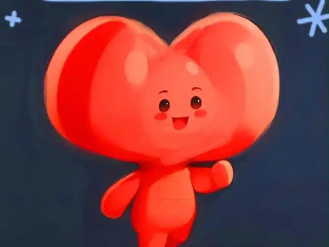 心形吉祥物 红心吉祥物 爱心吉祥物 公益吉祥物 爱吉祥物 跳动吉祥物