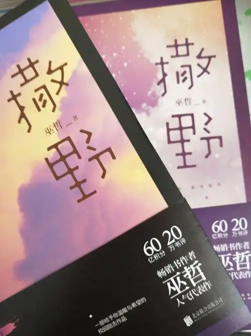 巫哲的《撒野》1.日子总是往前走,人总是在变,不知道是淡忘还是适应.