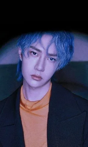 王一博蓝色发型再次出击,只要耶啵染发,任何颜色都是神仙发色_高清