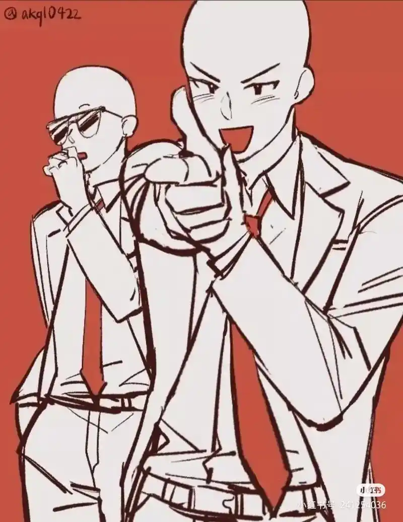 哪里走!" "……正常点行不行" 有模板参考#指绘 # - 抖音