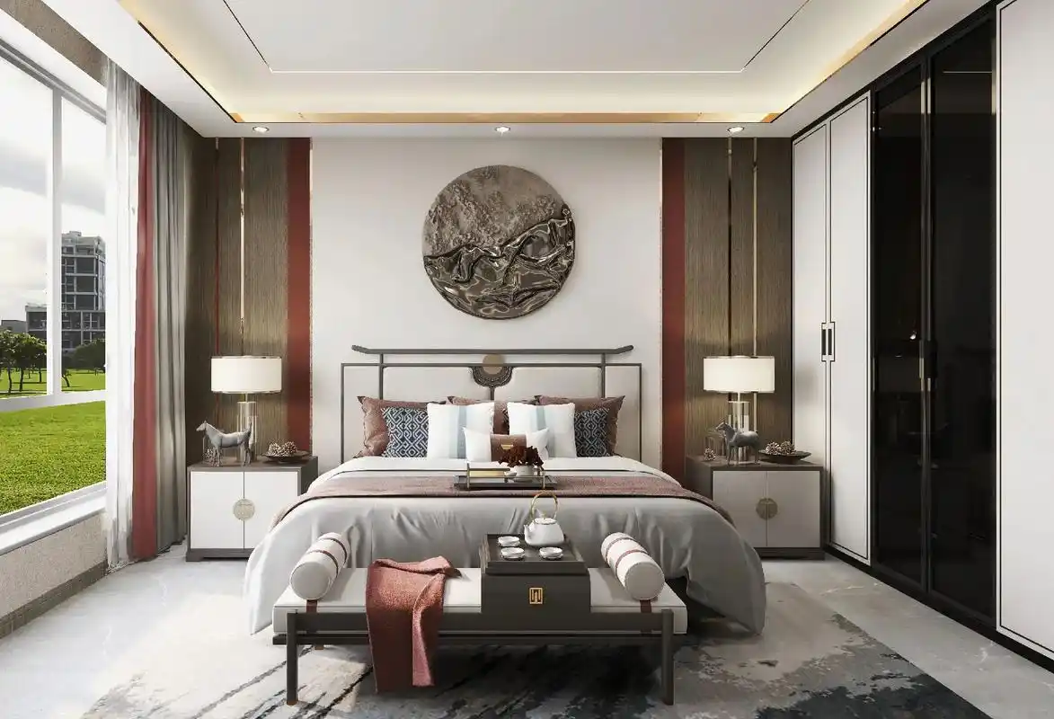 新中式装修效果图分享