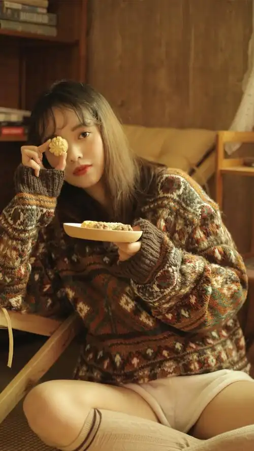 甜美文艺美女高清手机壁纸