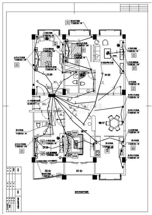 九层宾馆建筑水电设计施工图纸