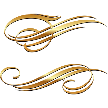 金色欧式花纹边纹矢量素材免费下载